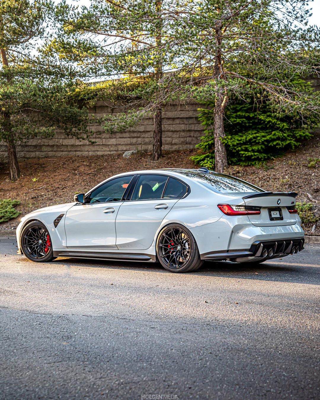 DA style duckbill trunk spoiler on BMW G20 3 Series / G80 M3