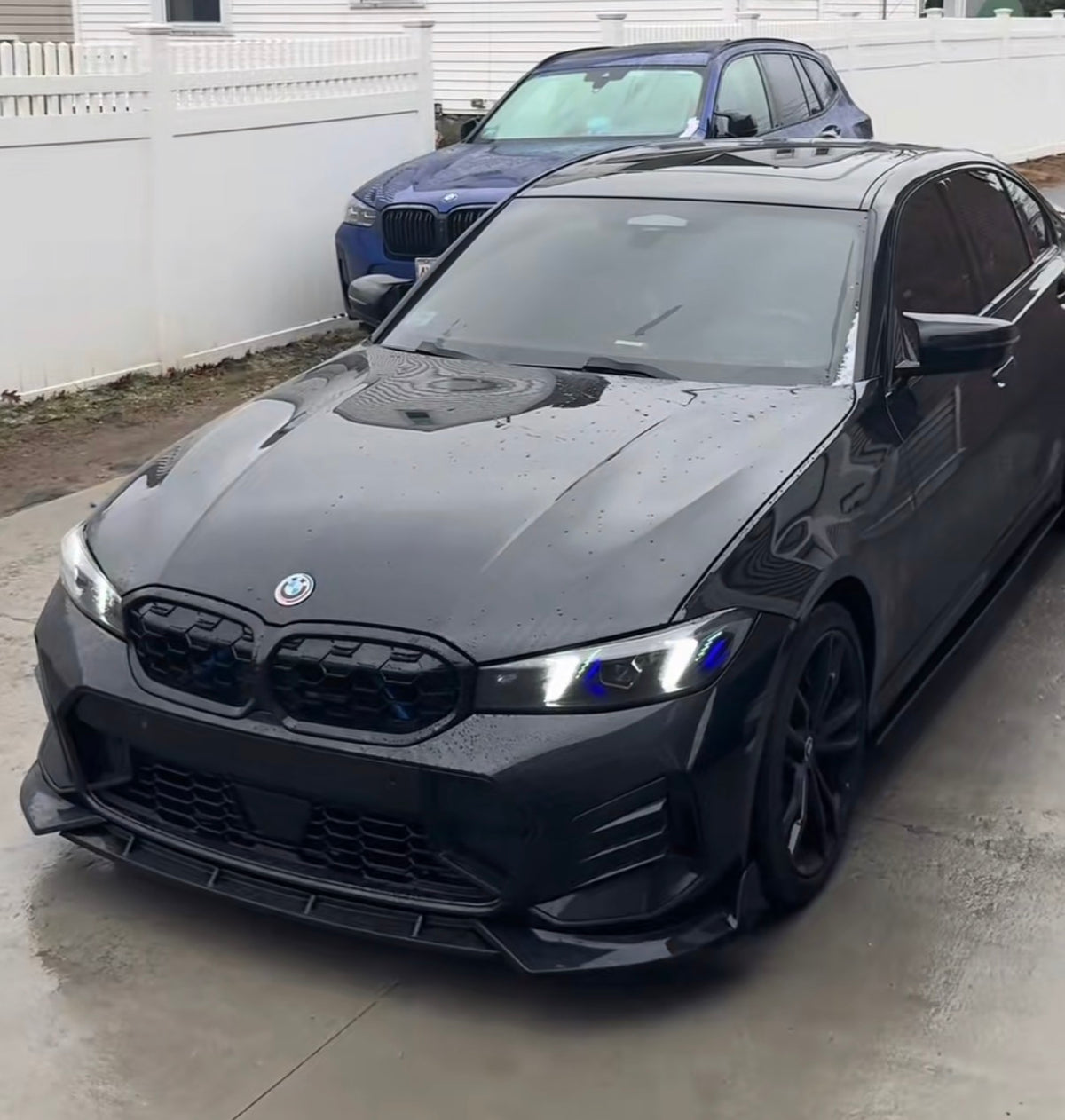 Snake eyes style LED headlights for BMW G20 330i and M340i - view 4