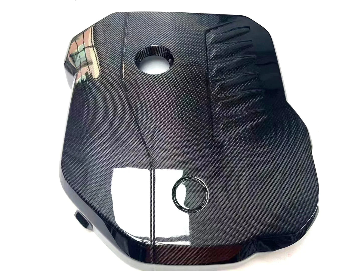 Dry carbon fiber B58 engine cover for BMW M340i, M440i, 540i and X5 - view 6